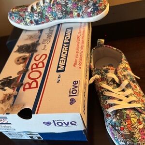 BOBS Colorful Cartoon Sneakers - Doggies